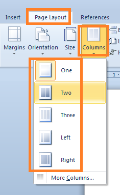 Cara Membuat Kolom Di Microsoft Word