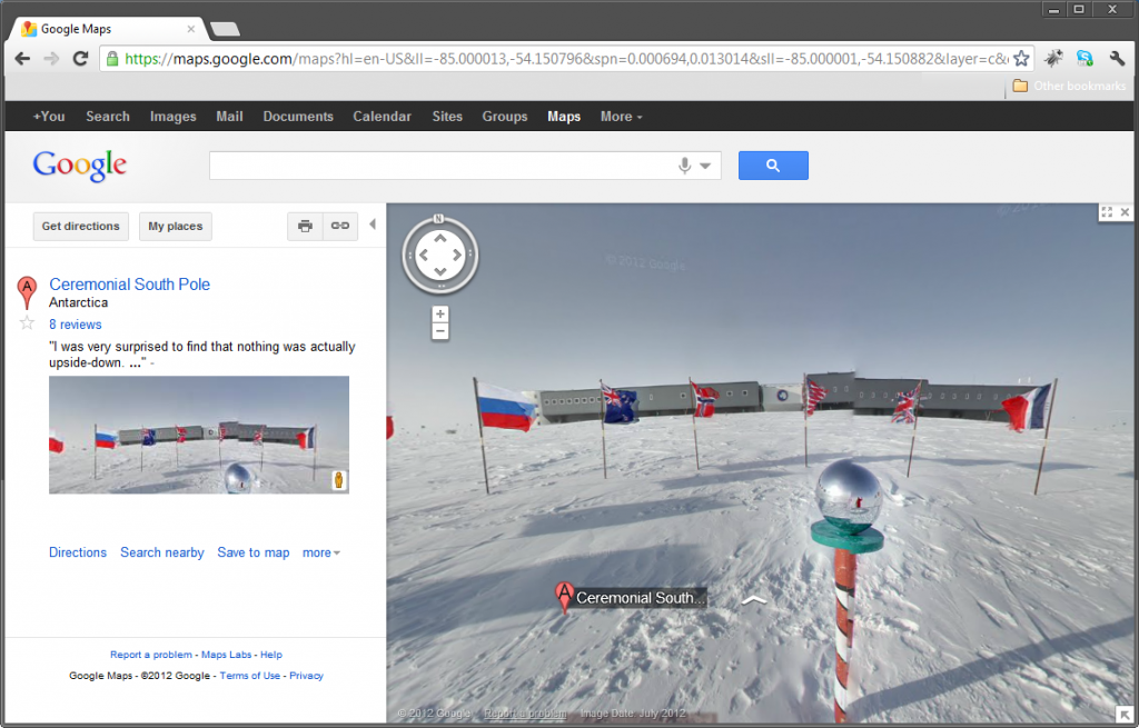 Google Maps Hadirkan Pemandangan Virtual Reality Antartika - Hybrid.co.id