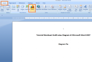 Tutorial Membuat Grafik atau Diagram di Microsoft Word 2007