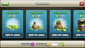 cara membeli gems Clash of clans pakai pulsa_5