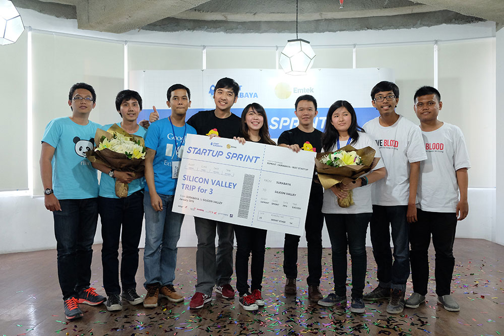 Masaku akhirnya keluar sebagai juara Startup Sprint Surabaya / Dailysocial