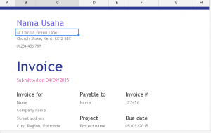 cara membuat invoice dengan google docs