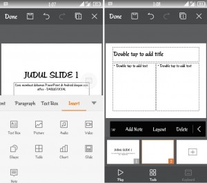 membuat dokumen presentasi di hp android