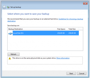 Cara Membuat Backup di Windows 7