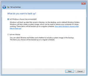 Cara Membuat Backup di Windows 7