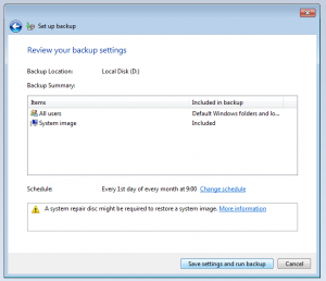 Cara Membuat Backup di Windows 7