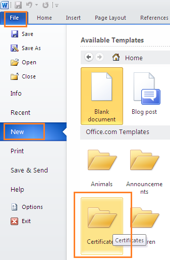 Cara Cepat Membuat Sertifikat Atau Piagam Dengan Microsoft Word 2010 Id