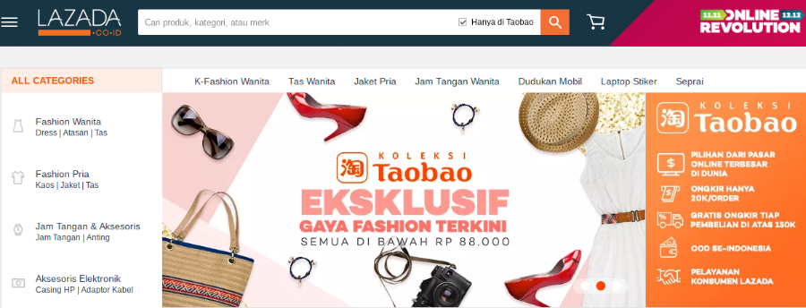 Rencana dan fokus Lazada Indonesia untuk produk asal Tiongkok, Taobao / Lazada
