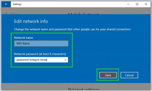 cara mengaktifkan fitur hotspot di windows 10_mengganti password hotspot