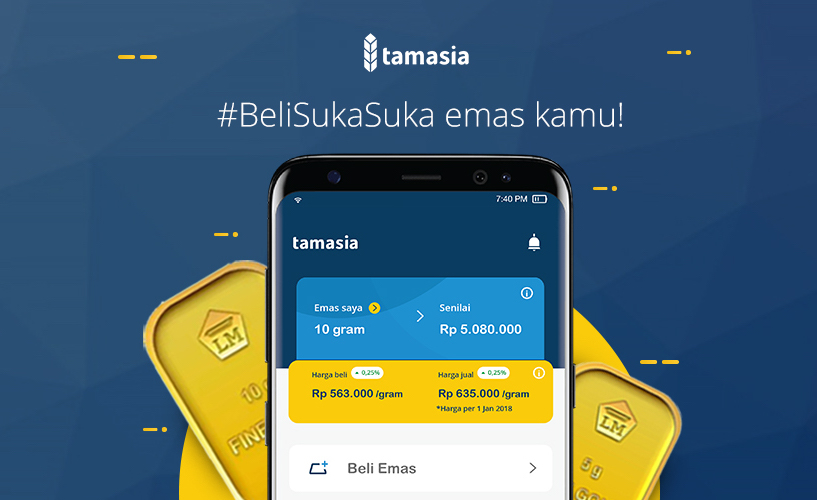 Tamasia luncurkan aplikasi "Beli Emas Suka Suka" / Tamasia