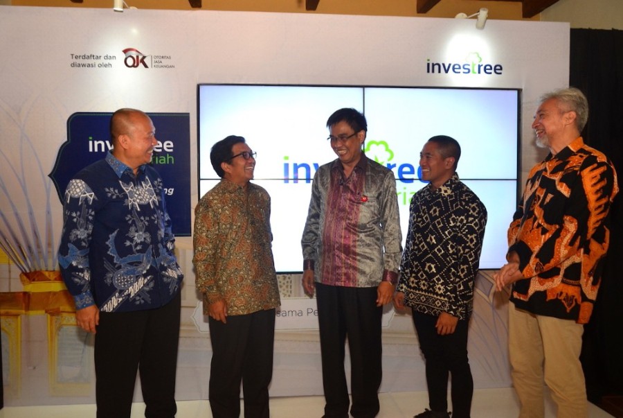 CEO Investree Adrian Gunadi, Hendrikus Passagi dan Muliaman D Haddad saat peluncuran Investree Syariah / Investree