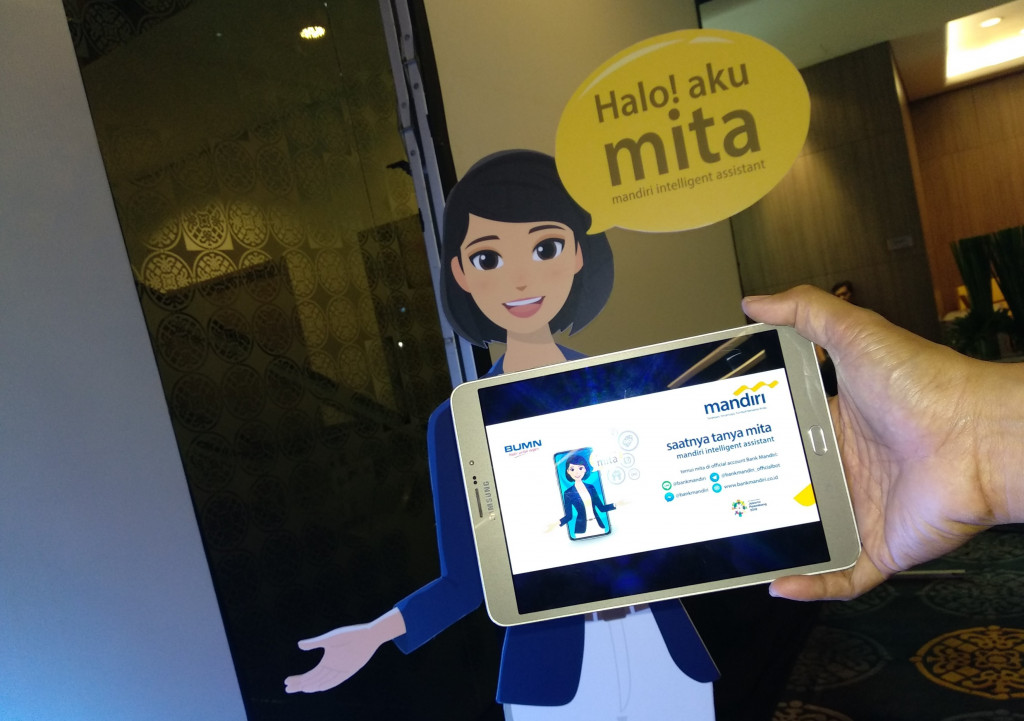 Peluncuran chatbot Bank Mandiri "Mita" / DailySocial