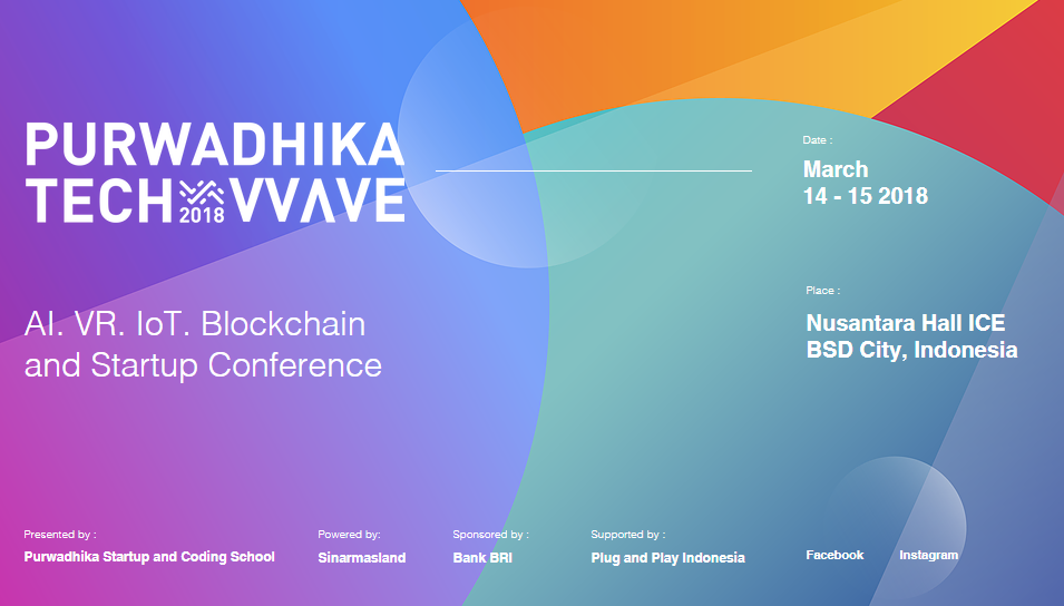 Purwadhika Tech Wave 2018 akan digelar pada 14-15 Maret 2018