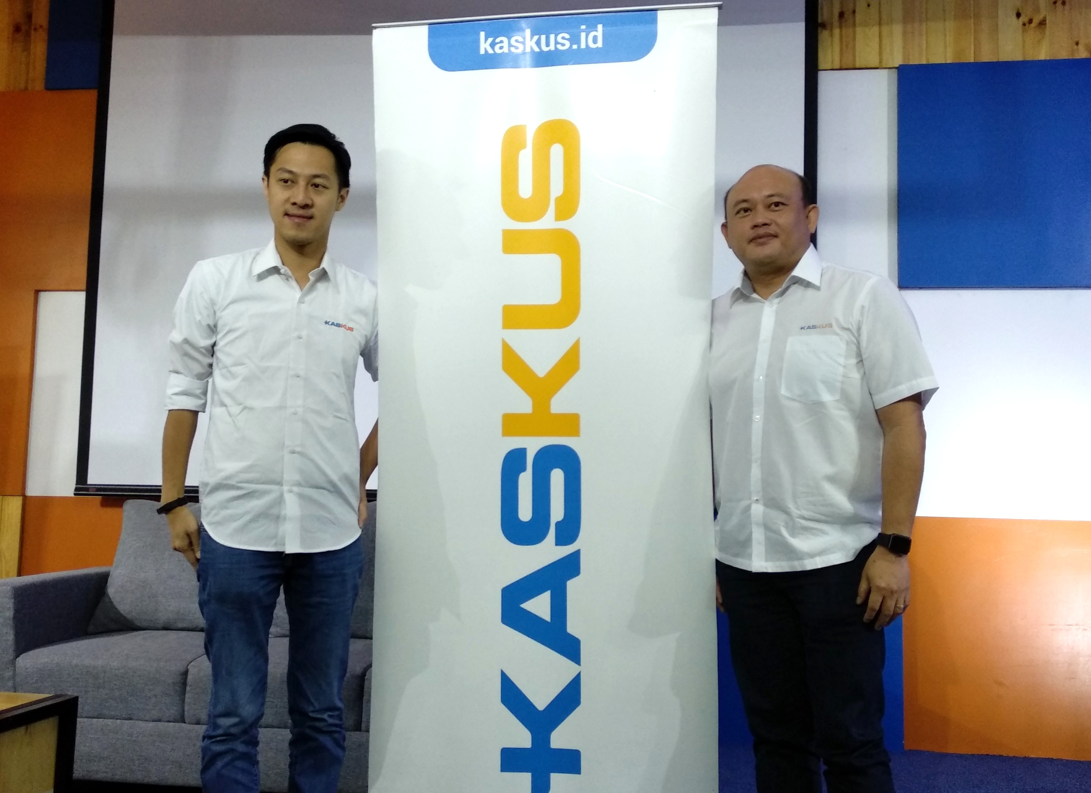 Founder Kaskus Andrew Darwis dan CEO Kaskus Edi Taslim / DailySocial