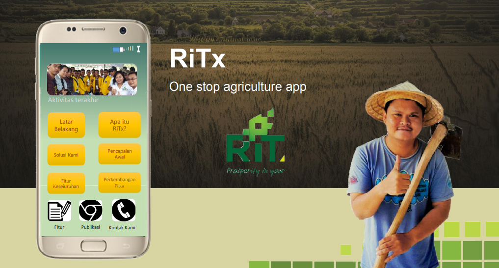 Aplikasi RiTx bantu petani dapatkan informasi bermanfaat / RiTx