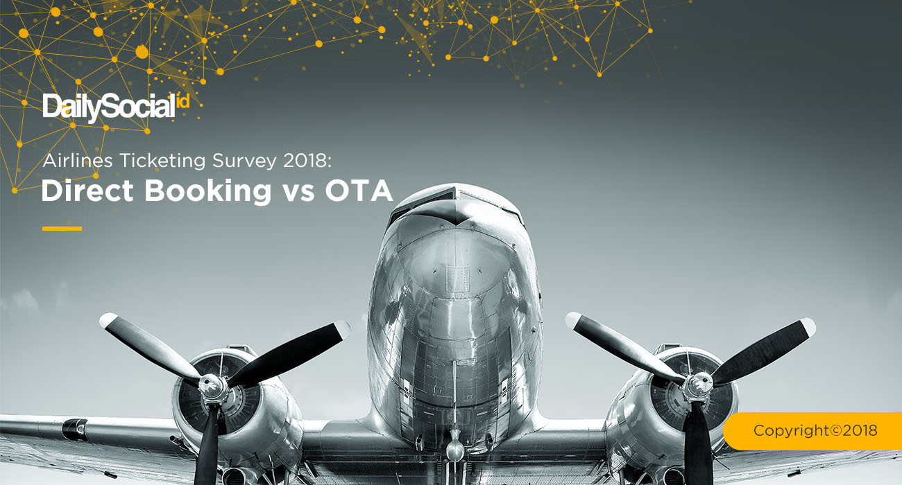 Survei pembelian tiket online transportasi pesawat terbang
