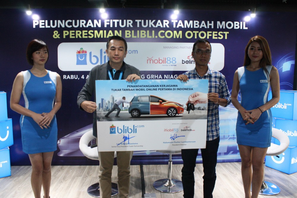 Blibli dan Belimob mengumumkan fitur baru tukar tambah mobil / Blibli