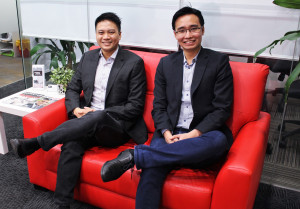 Reynold Wijaya dan Kelvin Teo selaku Co-Founders / Funding Societies