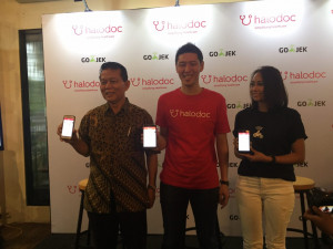 Founder dan CEO Halodoc Jonathan Sudartha saat peluncuran Halodoc 2.0