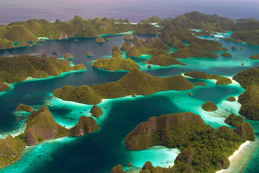 Wayag islands at Raja Ampat