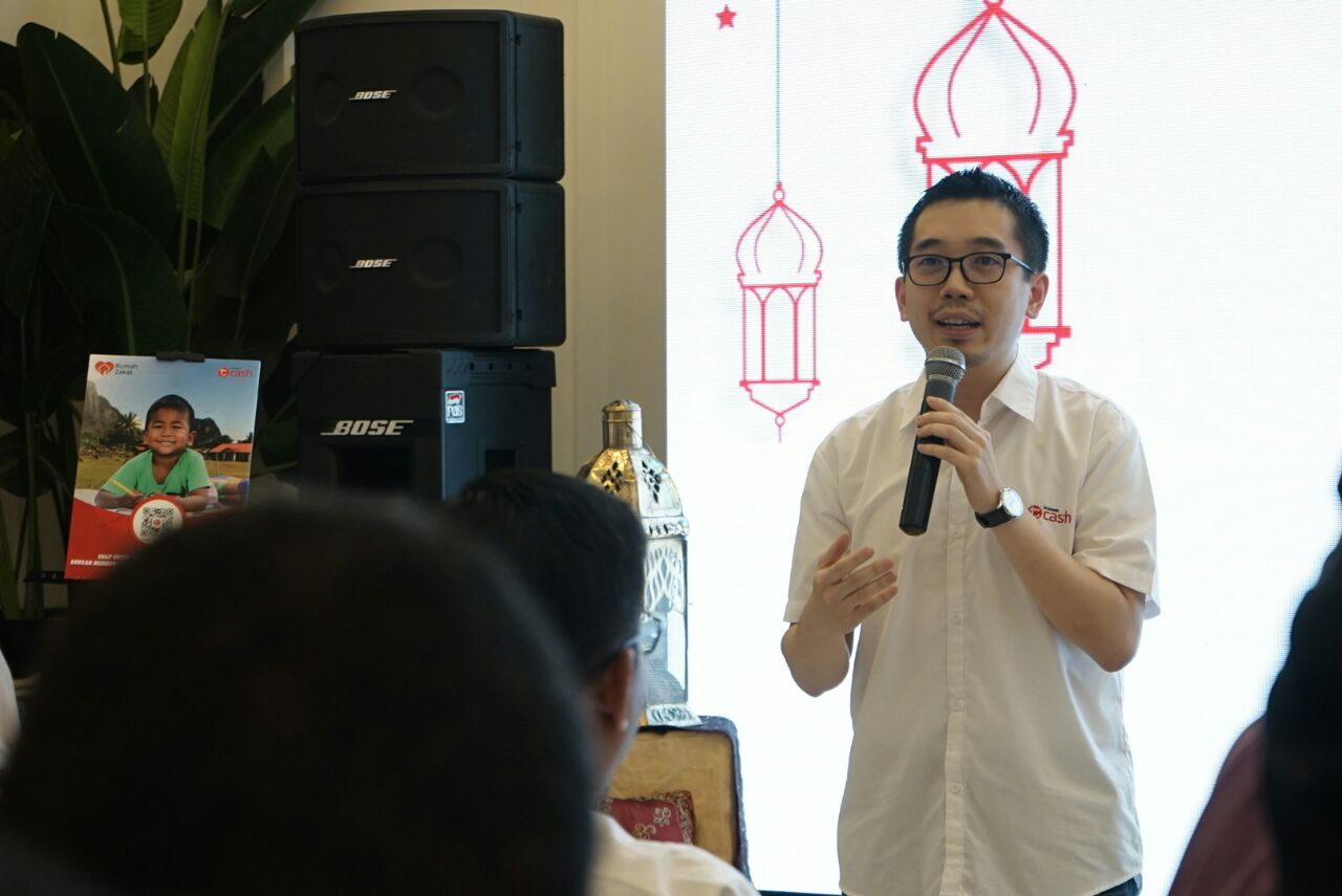 Danu Wicaksana, TCASH CEO in the grand launching of the #JadiBaik campaign / TCASH