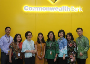 Jajaran tim manajemen dan petinggi Bank Commonwealth Indonesia / Bank Commonwealth Indonesia