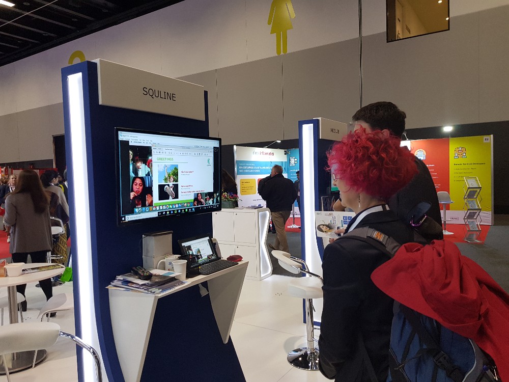 Squline booth in CeBIT Australia 2018 /DailySocial