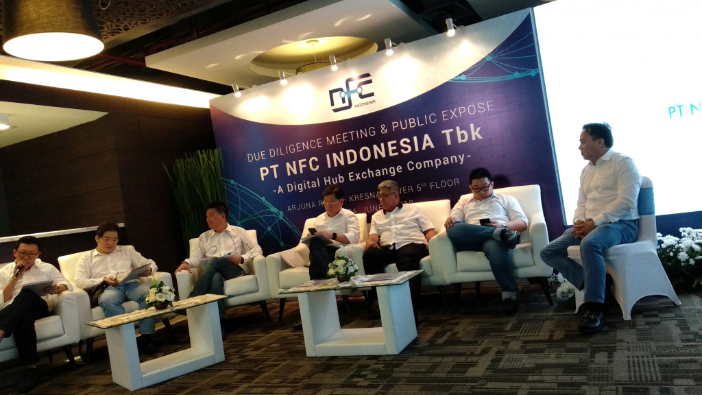 Paparan publik NFC Indonesia turut dihadiri komisaris, direksi, dan perwakilan dari sekuritas / DailySocial