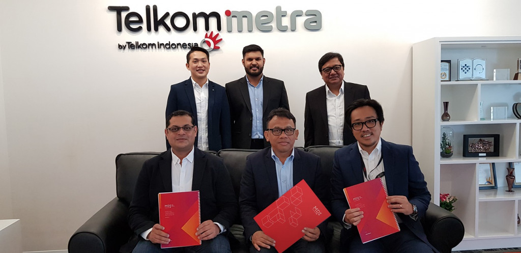 Leaders of Telkom, MDI Ventures, and Anchanto / MDI Ventures