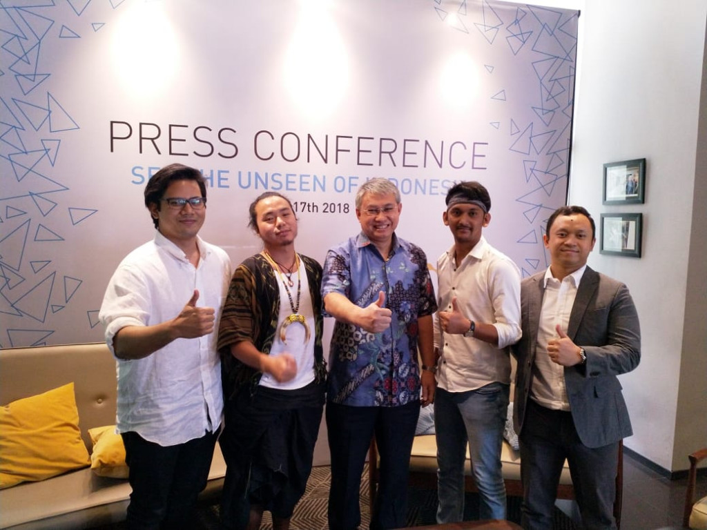 Arie Nasution (TREYA's CEO), Asoka Remadja (Travel Blogger), Hiramsyah Thaib (Head of Accelerated Development of Priority Tourism Destination), Schode Ilham (Travel Blogger), Duwi Satrio (TREYA's Chief Marketing Officer) / TREYA