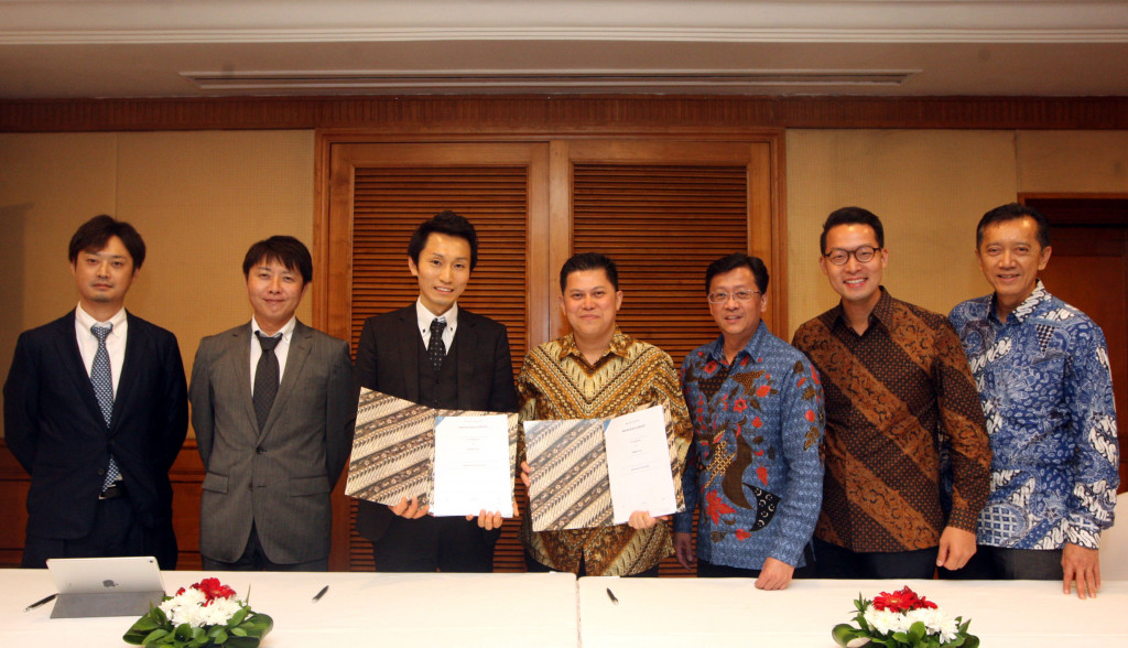 Penandatangan MoU antara First Media - SoftBank Corp. / First Media