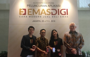 Saat acara peluncuran EmasDigi di Jakarta / EmasDigi