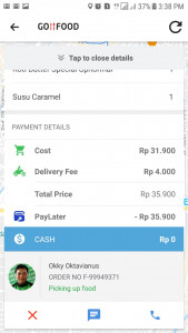 PayLater dari Go-Jek baru bisa dipakai untuk layanan Go-Food. Memiliki limit maksimal Rp500 ribu, pengguna bisa membayar tagihan pada akhir bulan tanpa bunga