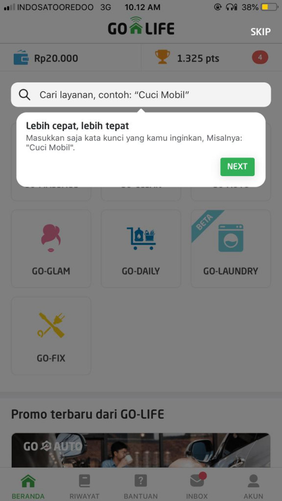 Go-Life mengumumkan kehadiran Go-Pay untuk permudah pembayaran layanan Go-Clean, Go-Auto, Go-Glam, dan Go-Fix