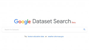 Interface Mesin Pencari Dataset Search