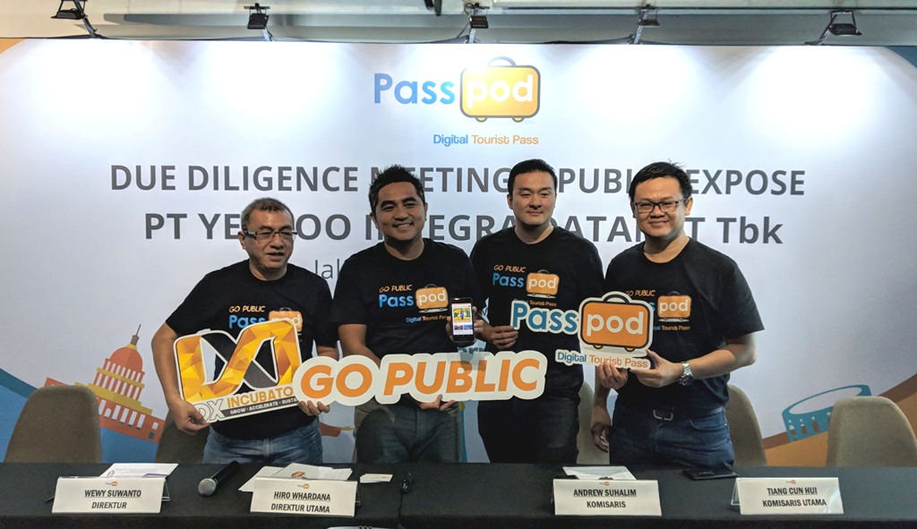 Penyedia jasa rental modem wifi Passpod akan IPO pada akhir Oktober 2018, melepas 34,21% saham baru mengincar dana Rp32,5 miliar sampai Rp48,75 miliar