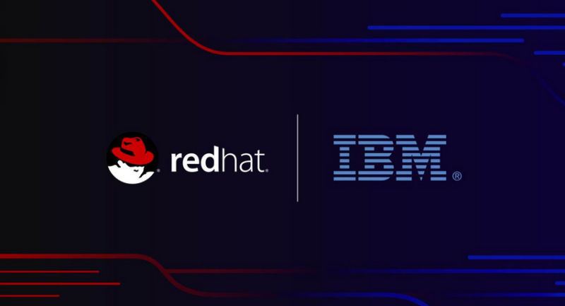 Ilustrasi Akuisisi Red Hat oleh IBM