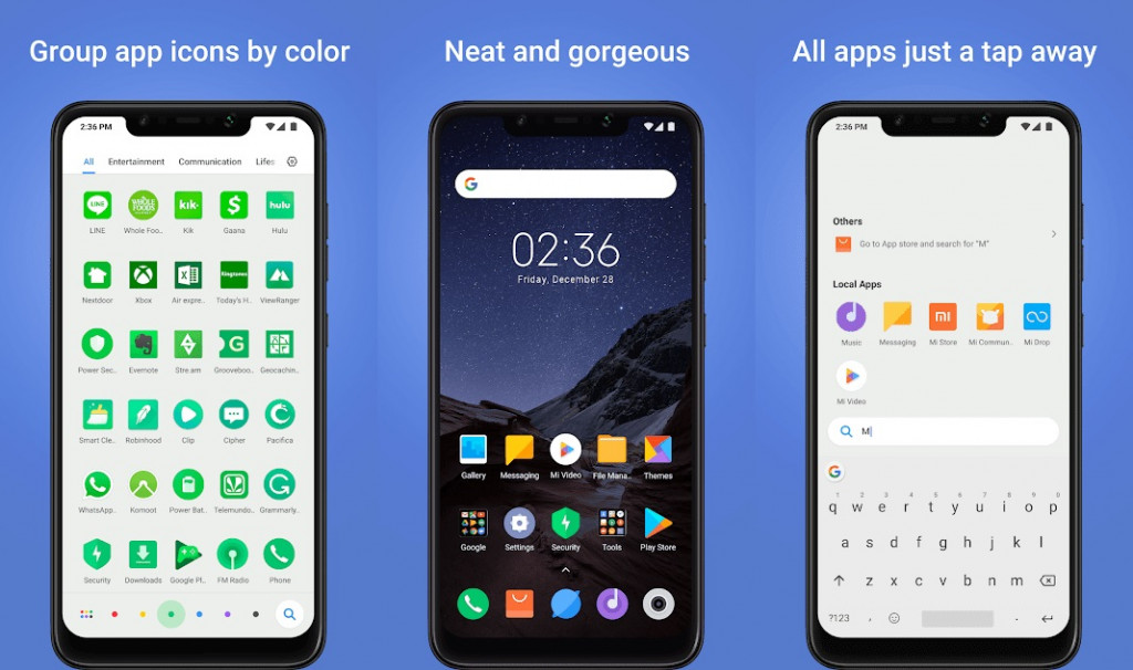 Poco Launcher Interface