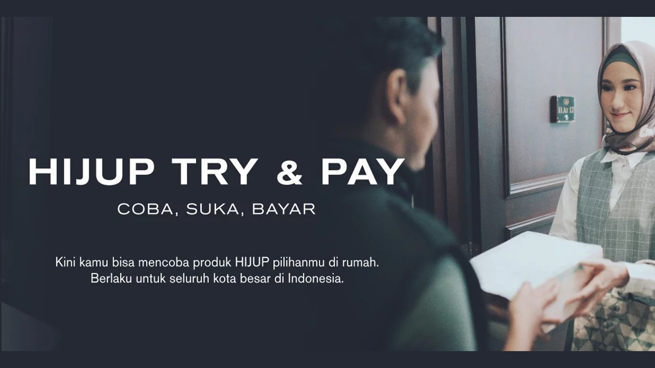 HIJUP's Try & Pay feature is now available in all over Indonesia