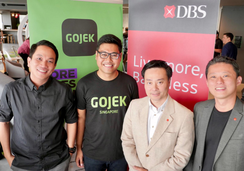 Gojek and DBS team in Singapore / Gojek