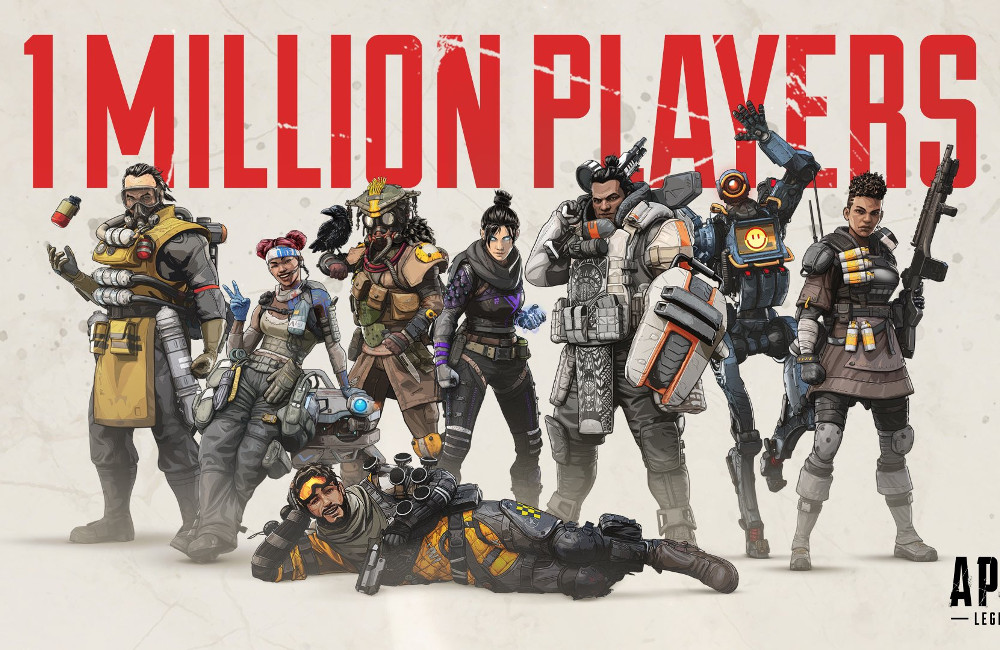 Apex Legends 1 Million Players