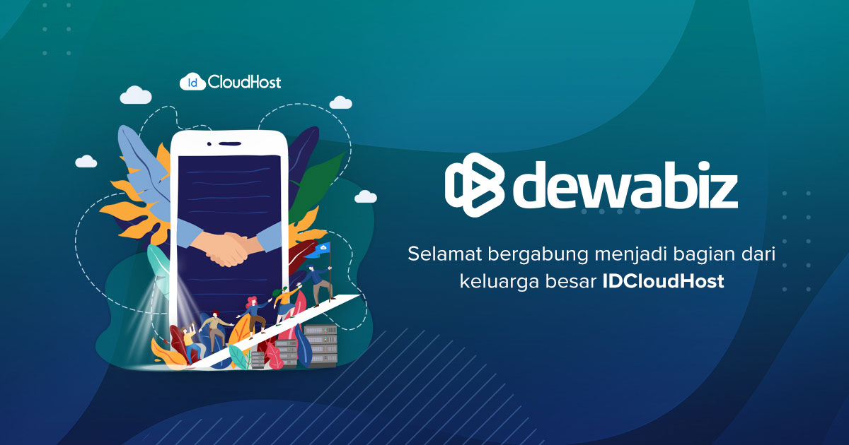 IDCloudHost Akuisisi Dewabiz