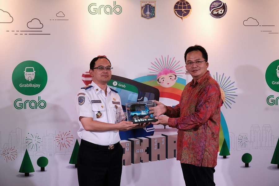 GrabBajay telah tersedia di lima titik utama di wilayah Jakarta Pusat