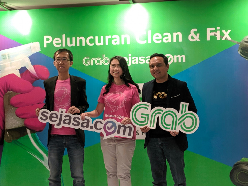 Grab dan Sejasa meresmikan layanan Clean & Fix untuk memesan jasa reparasi alat dan perawatan rumah di dalam aplikasi Grab