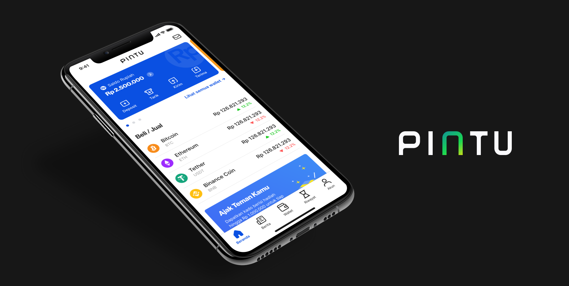 Aplikasi Pintu Cryptocurrency