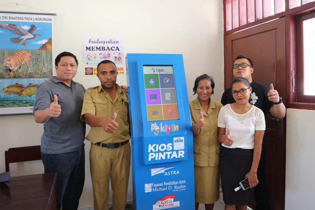 Startup edtech Pendidikan.id dengan produknya Kipin (Kios Pintar) fokus ke sekolah di daerah rural dan 3T yang sulit mendapat akses internet