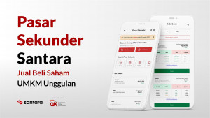 Startup equity crowdfunding (ECF) Santara meresmikan Pasar Sekunder untuk jual beli saham bisnis UKM akan diisi oleh 13 bisnis UKM pada periode pertama