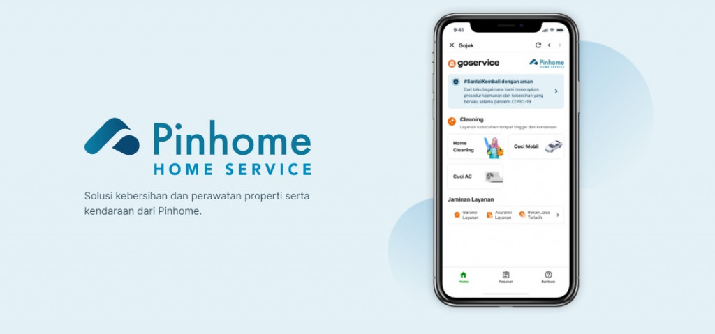 Layanan Pinhome Home Service sudah bisa diakses lewat menu GoService di Gojek