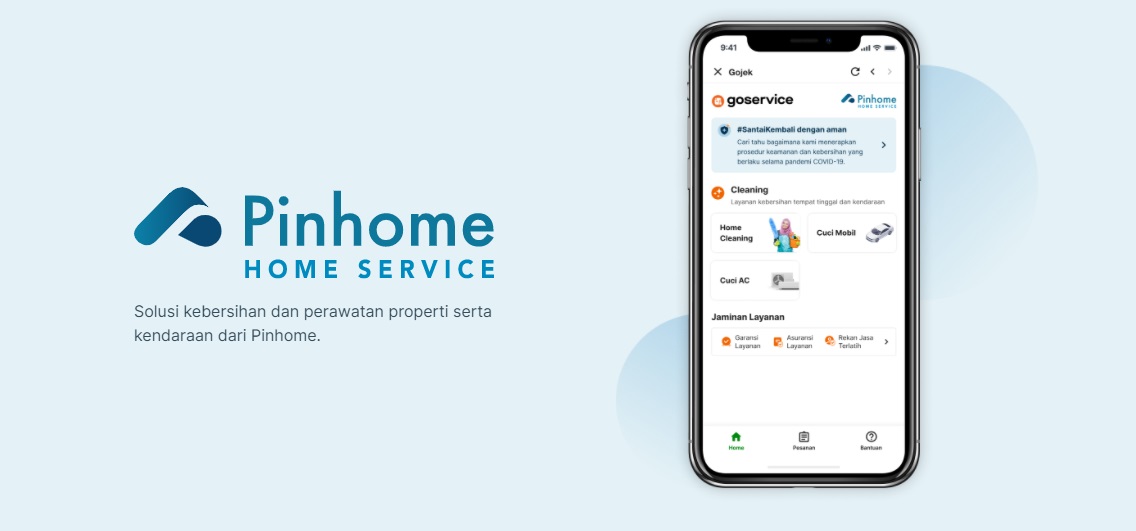 Layanan Pinhome Home Service sudah bisa diakses lewat menu GoService di Gojek