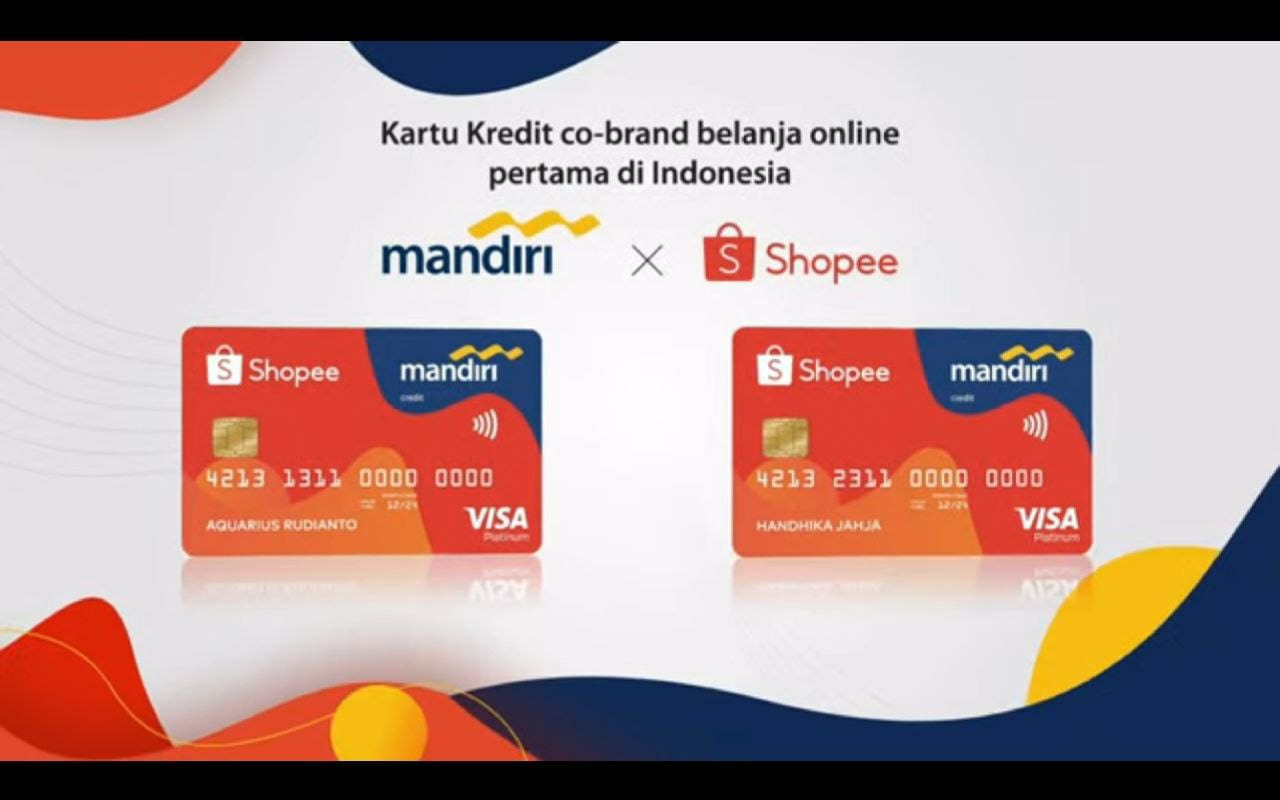 Bank Mandiri bersama Shopee meluncurkan kartu kredit co-brand Mandiri Kartu Kredit Shopee dengan memanfaatkan jaringan global Visa